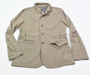 Lululemon Technical Blazer Jacket Mens Large Beige Long Sleeve Zip Stretch